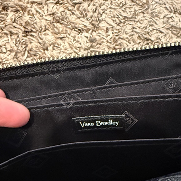Vera Bradley Black and Red Wallet - Picture 4 of 7